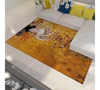 Wewoo Home Large Rug, Portrait Painting Rug, Gustav Klimt Classical Paintings Rug, Unique Gift for Kids Bedroom Playroom Nursery Decor 180x270cm