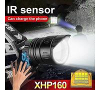 Wexary 1000000lm Xhp160 16-core Ir Led Headlamp Xhp90 Powerful Led Headlight 18650 Rechargeable Head Flashlight Usb Camping Head Lamp I XHP160 1...
