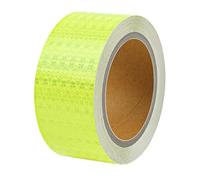 WEXFFU Fluorescent Reflective Tape, 5 CM×10 M Reflector Tape Strips, High Visibility Outdoor Waterproof Self-Adhesive Reflective Tape for Vehicles Bikes Cars Clothing