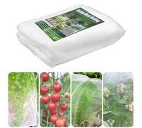 WEXFFU Insect Netting for Vegetables, 2.5x10M Fine Mesh Netting Vegetable Covers for Garden, Reusable Insect Mesh Protect Fruits Flower From Animals Pests Birds