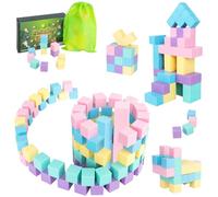 WEXFFU Magnetic Building Blocks, 60 PCS Magnetic Blocks, MagneticCubes for Kids, STEM Educational Construction Toys, Montessori MagneticToys, Toys for 3 4 5 6 Year Old Boys Girls (30)