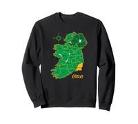 Wexford Ireland County Map Eire Irish Travel Sweatshirt
