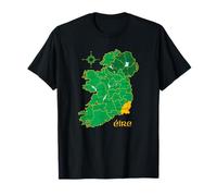 Wexford Ireland County Map Eire Irish Travel T-Shirt