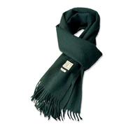 Weximil 100 Australian Wool Scarf Knitted Soft Warm Neckwear for Women and Men, Dark Green, Large