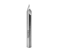 WEXWE 60 Degree V Groove Router Bits 1/8 Shank, O Flute bit for CNC/Router Engraving, Chamfering & Lettering, Chamfer End Mill for Wood, Aluminum, Acrylic, Plastic, PVC