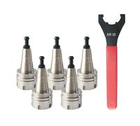 WEXWE TOOLS ISO30 ER32-50L Balance Collet Chuck G2.5 30000RPM CNC Tool Holder With Pull Stud and Spanner Wrench Milling Lathe (5PCS)