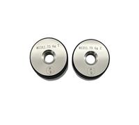 WEXWE Tools Thread Ring Gauge M12-1.75 6g, for External Thread with NOT GO Side and GO Side，Two Piece