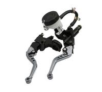 Wexxaii Brake Lever Universal CNC Motorcycle Adjustable Clutch Brake for Master Cylinder Reservoir Levers Kit for Yamaha for(7)