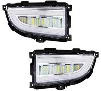 Wexxaii Car Headlamp Light Headlight for Lancer 2004 2005 2006 Daytime Running Light White Yellow Turn for Signal Front Bumper