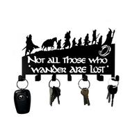 WexyHonMi The Rings Key Holder Hooks, Metal Coat Hook for Wall, Wall Mounted Key Organizer Hanger for Home, Lord of The Rings Decor (11'')