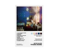 Weyes Blood Poster Titanic Rising Album Cover Poster Canvas Poster Bedroom Decor Sports Landscape Office Room Decor Gift Unframe-style 12x18inch(30x45cm)