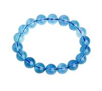 WEYIMVTO crystal bracelet, Natural Healing Gemstone Beaded Bracelets for Men Women(12mm)
