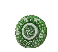 WEYIMVTO Jadeite necklace, Natural Hetian Jade Lucky Pendant Jasper Necklace Female Style White