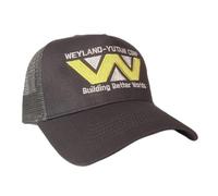 Weyland-Yutani Corp Emboridered Hat Inspired by Alien Mesh Back Cap Grey