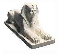 Weyot Ancient Egyptian Pyramid Sphinx Statue Perfect Decorative Piece for Gift Plaster Model Figurine or Fish Tank Landscaping Home,1pcs