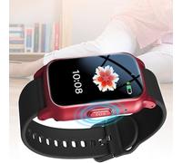 Weyot Elderly Smart Watch for Alzheimer & Autism Patients, Fall Detection Smartwatch with SOS Call, Fall Alarm Watch For Elderly, Senior Alert DeviceRed,One Size