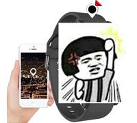 Elderly Smart Watch with Fall Detection, Life Alert Systems for Seniors, Fall Alarm Watch For Elderly, Tracker Watch for Dementia Alzheimer's, GPS Tracker, SOS Call,Black