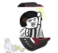 Elderly Smart Watch With Fall Detection, SOS Bracelet GPS Tracker, Fall Alert Devices for Elderly, SOS Positioning Bracelet, Personal Alarm With Emergency Assist Button,Red