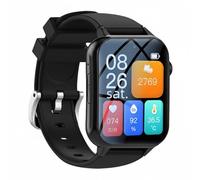 Weyot Elderly Smart Watch with Fall Detection, SOS Smart Bracelet With Emergency Call Button, Life Alert Systems for Seniors, Fall Alarm Watch For Elderly, SOS CallBlack,One Size