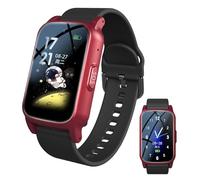 Weyot Emergency Watch for Seniors, Seniors, Emergency Call Bracelet, Emergency Call Watch with Fall Detection, HD Video Call, IP67 Waterproof and HD Voice Call, SOS Bracelet Red, 25.8 x 2 cm