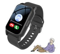 Weyot Fall Alert Devices for Elderly, Fall Detection Smart Watch for Seniors, Fitness Tracker Watch with SOS Button, HD Video Call, Electronic Fence & IP67 Waterproof, Gifts for Parents And Elders