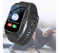 Weyot Fall Detection Smart Watch for Seniors, Emergency Call Bracelet for Elderly, Fitness Tracker Watch with SOS Button, HD Video Call, Electronic Fence & IP67 Waterproof, Gifts for Elderly Mom