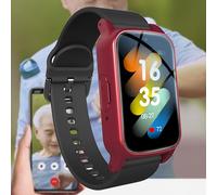 Weyot Fall Detection Smart Watch, SOS Personal Alarm for Elderly, 4G Fall Alert Detector for Seniors, GPS Tracker Watch for Dementia, GPS Positioning, SOS Panic Button,Red