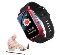 Weyot Personal Alarm Watch for Elderly, Fall Detection Smart Watch for Seniors, Gps Tracking Watch with SOS Button, HD Video Call, Electronic Fence & IP67 Waterproof, Emergency Bracelet for Elderly