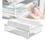 Weyot Under Desk Table Drawer Storage Organizer, Slide Out Desk Drawers, Hidden Desktop Organizer, Attachable Pencil Storage Tray Under Table 34cm/13.2in, White B