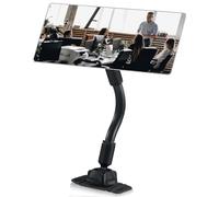 Weysat 1 Set Cubicle Mirror for Office Desk Security Cubicle Mirror to See Behind You Fit Protect Personal Privacy Stick on Plane Monitor for Open Office Environment or Anywhere