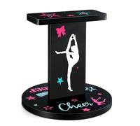 Weysat 12.2 x 13.2 Inch Wooden Cheer Flyer Stand Cheerleading Balance Trainers for Adult Core Strength, Stunt Flexibility & Coordination Training Equipment