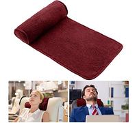 Weysat Neck Pillow for Recliner Head Pillow Adjustable Plush Pillow Neck Roll Non Slip Fleece Couch Neck Head support Pillow for Travel Home Recliner Sofa Armchair (Burgundy)