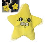 WEYSHHT Angry Starfish Toy, Dancing Angry Starfish Prank Toy, Kicking Starfish Plush Pendant, Fun Toy for Backpack Pendant & Keychain, Interactive Popular For Boy Girl Gift, Halloween