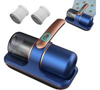 WEYSHHT Household High-Frequency Strong Mite Removal Instrument, Bed Vacuum Cleaner With UV Light, Handheld Mattress Vacuum Cleaner, High-frequency Double Beat Cordless Strong Deep