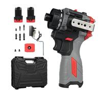 Weytoll 16.8V Brushless Power Screwdriver + Hammer 45Nm 1600RPM Lithium Screwdriver Tool Kit Electric Screw Driver with Torque Adjustable 2 Speed Control for Wood PVC ABS1