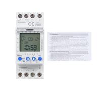 Weytoll 2 Channel Timer Programmable Timing Switch AHC812 230V 16A Weekly Program Digital Time Switch Din Rail Mount W