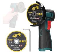 Weytoll 3inch Electric Grinding Tool Brush Motor Multifunctional Angle Grinding Machine Handheld Lithium Cutter Utility Power Tool for Cutting Polishing Ceramic Tile Wood Stone Steel