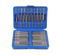 Weytoll 50Pcs Screwdriver Bit Set Security Bit Set Extra Long Magnetic Driver Kit Drill Screwdriver Bit Set Screw Driver Bits with Storage Case Hex Star Bits Philips Square Spanner Bits