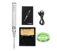 Weytoll Cordless Soldering Iron Kit, USB Rechargeable Mini Cordless Soldering Iron, 5V Portable Low-Voltage Welding Pen, 3 Temperature Adjustment Soldering Iron Tool Kita