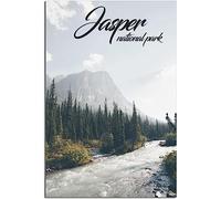 WEYUE Canvas printing Canada Jasper National Park Vintage Travel Poster Canvas Decorative Prints Wall Painting Room Decor Unframed 60x90cm