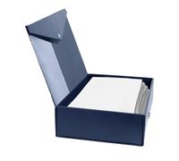 Wezalget A4 Storage File Boxes | Waterproof Stationery Agency Storage Box - Integrated Lid Design File Storage Binder Files Storage Boxes, For Storing A4 Documents Document Storage