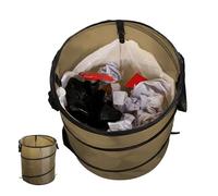 Wezalget Camping Garbage Can | Folding Camping Compost Bin - Portable Garbage Bin for Outdoor Survival Enthusiasts Backpacking Hiking RV Travelers Family Picnic Music Festival