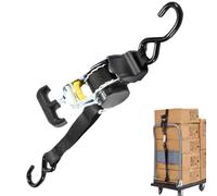 Wezalget Car Tie Down Straps Ratchet - Heavy Duty Ratchet Self-Retractable Tie Down Straps | Heavy Duty Automotive Webbing Supplies for Motorcycles Cargo Trailer ATVs