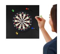 Wezalget Dart Wall Protector, Dart Stand, Removable Heavy Duty Black Protector for Adults in the Home, Office, Garage and Classroom