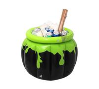 Wezalget Halloween Inflatable Cauldron - Inflatable Cauldron Ice Bucket,Blow Up Beverage Holder Photo Prop Decoration for Yard Backyard Garden Haunted House Outdoor