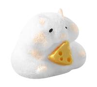 Wezalget Hamster Squeeze Toy | Cute Squishy Hamster Toy Hamster Pinch Toy Hand Relax Squeezable Hamster Toy Hamster Squeezing Stress Reliever Toy | for Kids and Adults