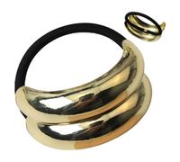Wezalget Pony Tails Hair Ties,Double Arch Ponytail Hair Tie Metal Tie Pony Tails | Scrunchies, Ponytail Cuff for Women, Girls, Parties, Weddings, Travel, Birthdays