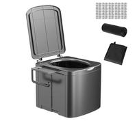 Wezalget Portable Toilet | Camping Adult Portable Toilet - Heavy Duty Side Storage Bracket Training Seat Potty for Truck Boating Kids Hiking Rv Beach Adults