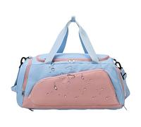 Wezalget Sports Bag, Portable Fitness Bag with Shoe Compartment, Waterproof Exercise Backpack for Travel, Gym, Yoga, Swimming, Basketball, Football Lovers, Sports, Travel, Business, blue,