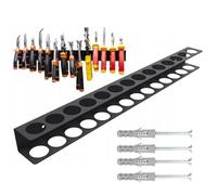 Wezalget Wall Mount Pliers Holder | Steel Wall Tool Storage Rack for Hand Tools Like Screwdrivers, Hammers & More | Easy Access